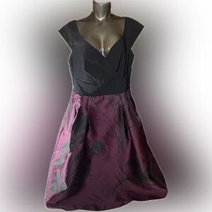 Le Chateau  Dress in Black and Purple